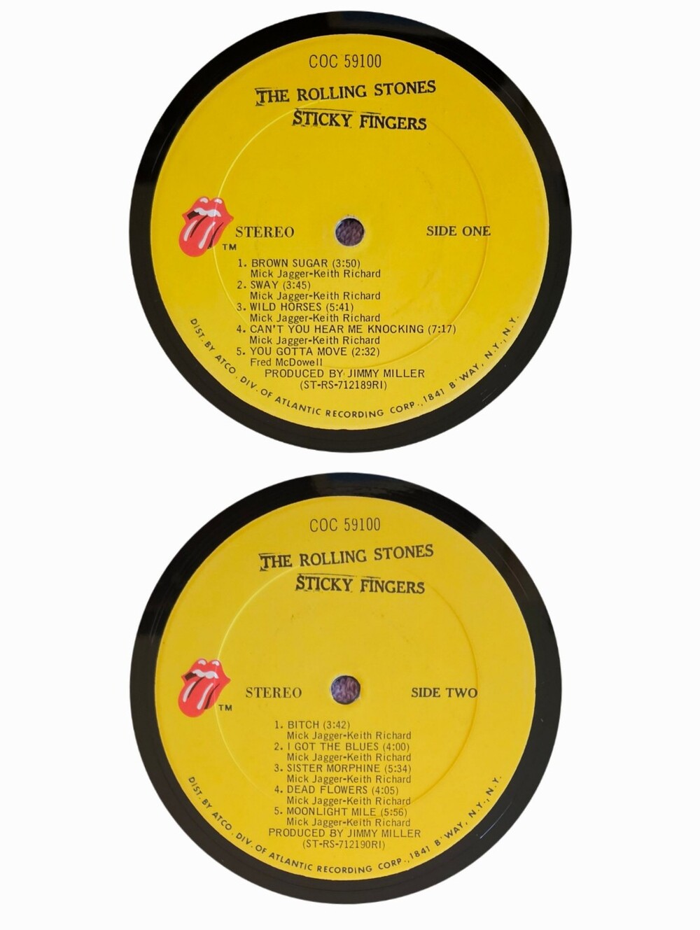 THE ROLLING STONES•Sticky Fingers•Apr 30, 1971 US (#COC 59100)Zipper Cov•Philips - Picture 9 of 13